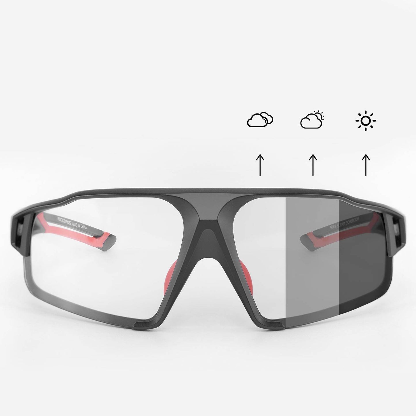 Fotochromatische zonnebrillen voor buitenactiviteiten, unisex, ROCKBROS