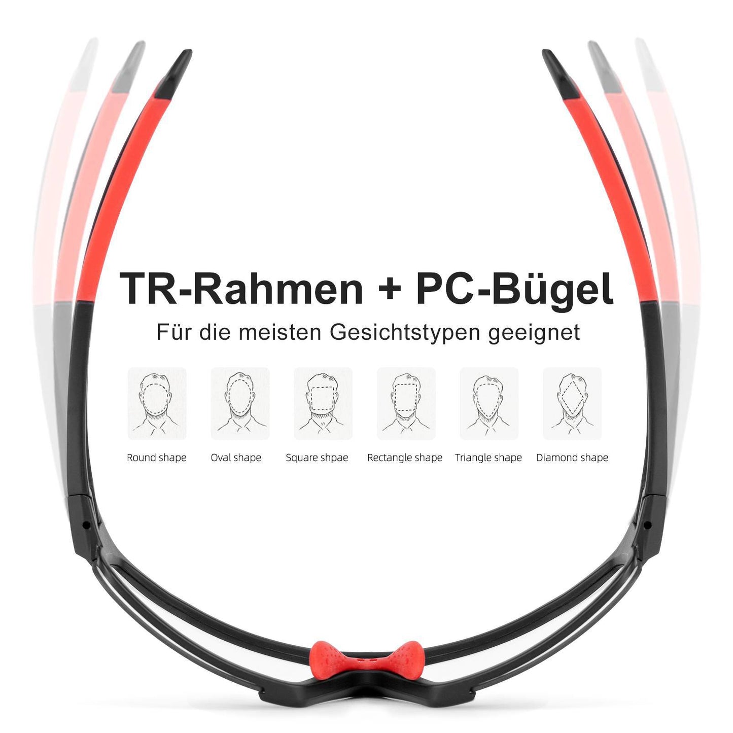 Fotochromatische zonnebrillen voor buitenactiviteiten, unisex, ROCKBROS