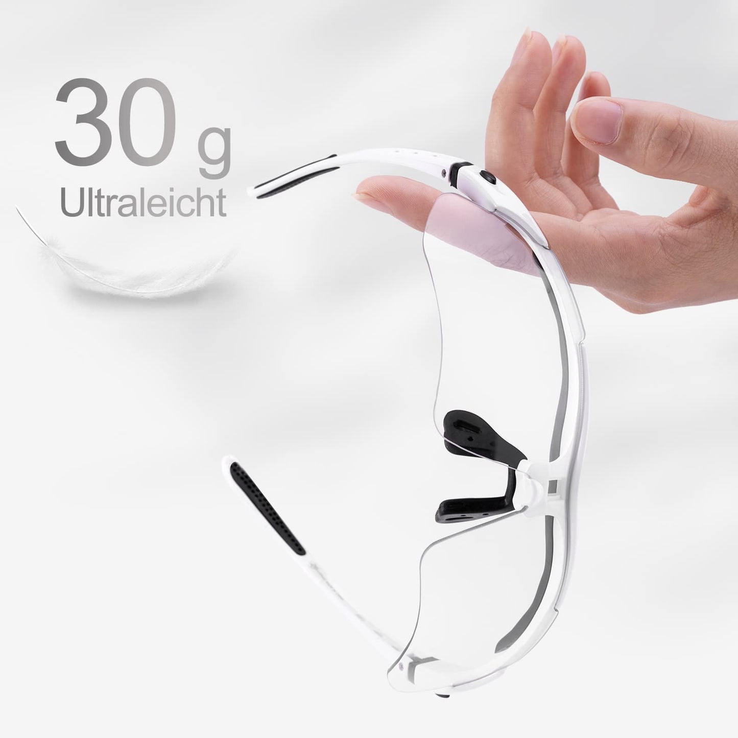 Fotochromatische sportbril met verwisselbare elastische hoofdband ROCKBROS
