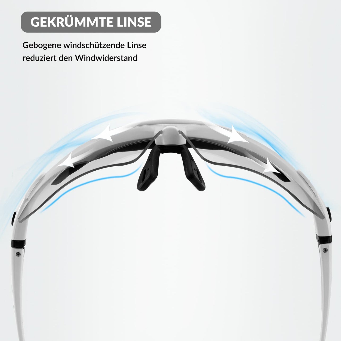 Fotochromatische sportbril met verwisselbare elastische hoofdband ROCKBROS