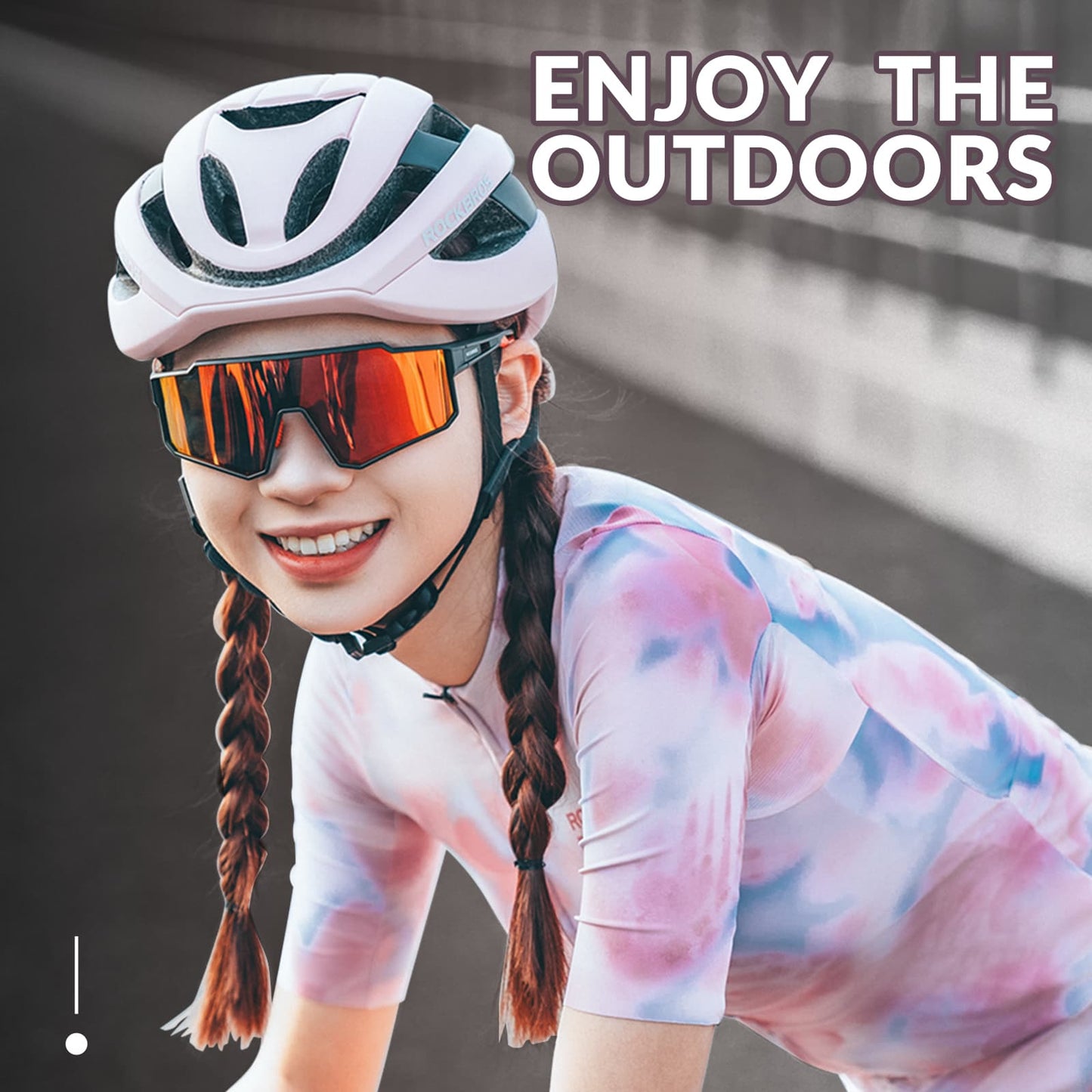 Gepolariseerde fietszonnebrillen, sportzonnebrillen voor buitensporten, ROCKBROS