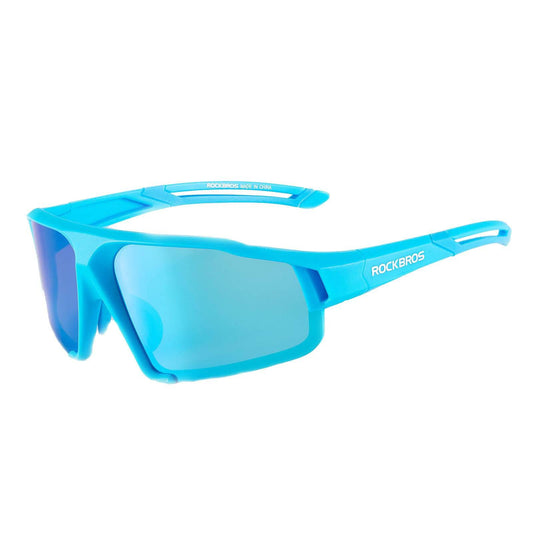 Gepolariseerde zonnebril met UV400-bescherming, lichtblauw, unisex, ROCKBROS