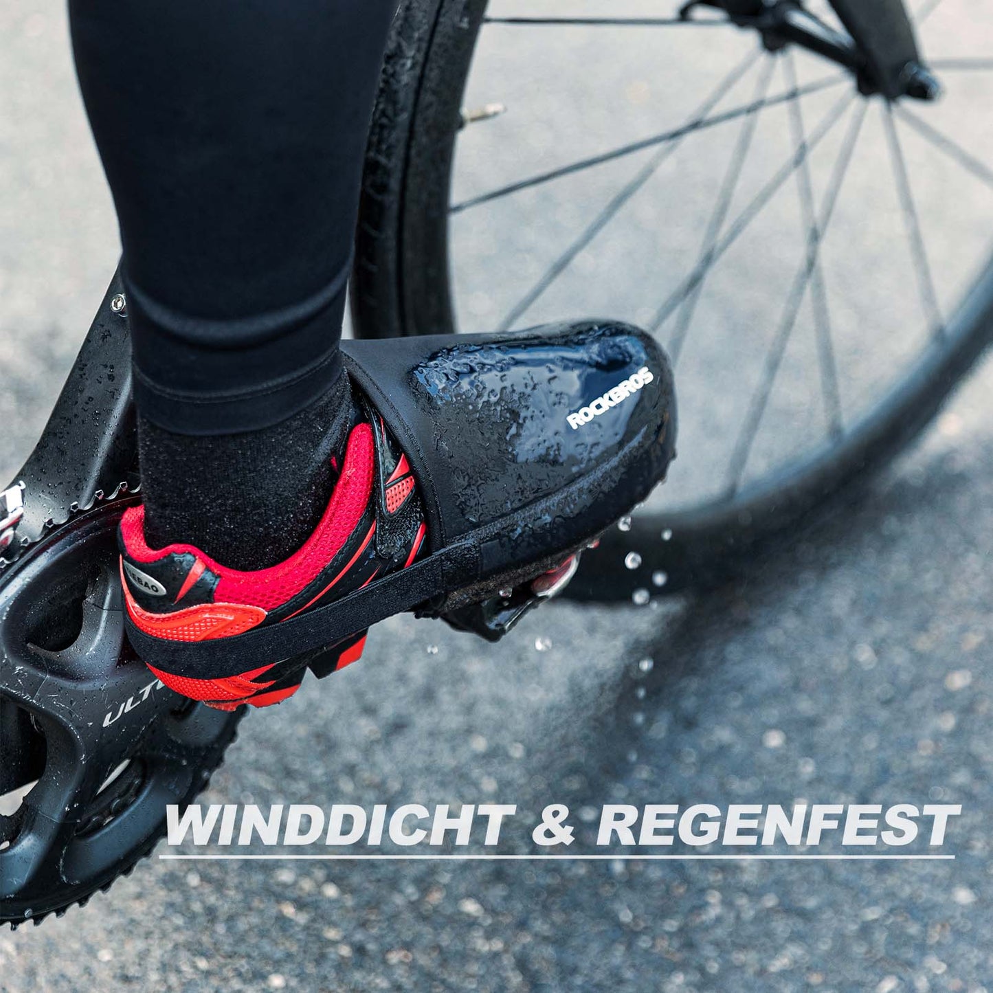 Fietsoverschoenen, waterafstotende Kevlar fietsschoenovertrek ROCKBROS