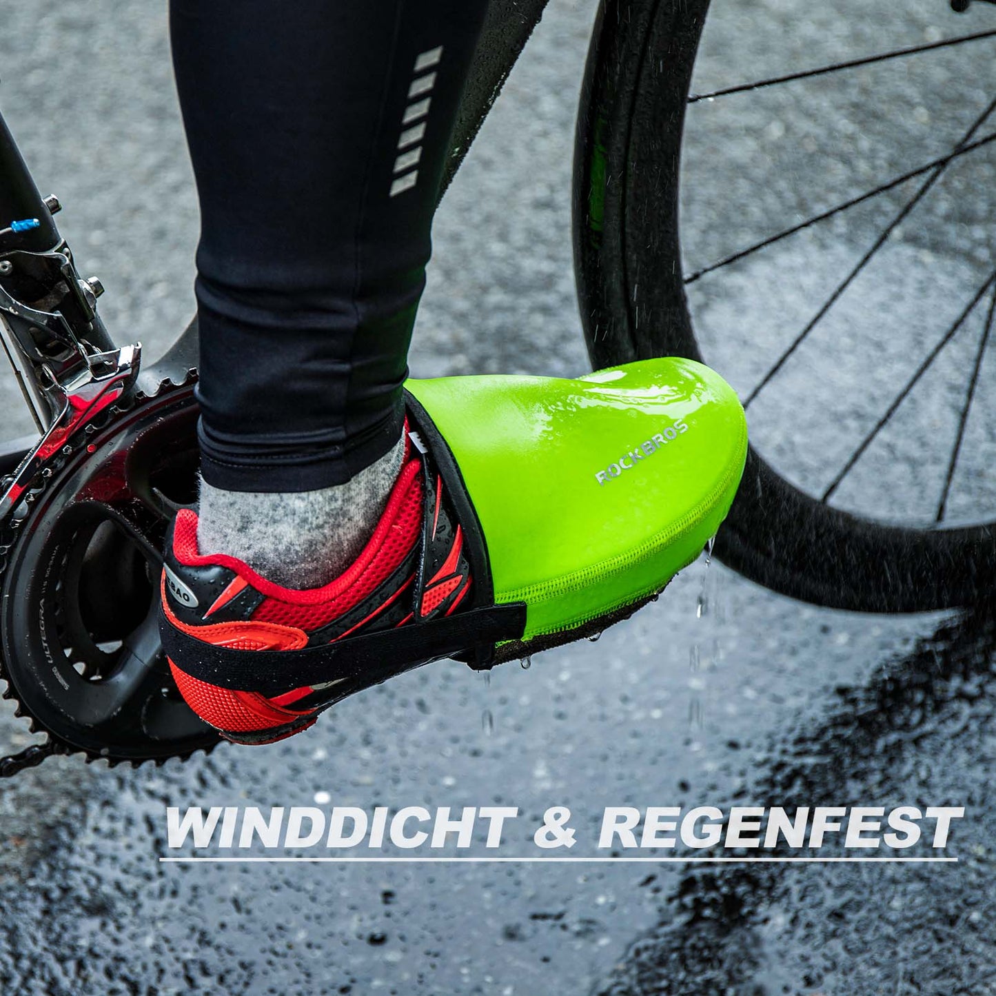 Fietsoverschoenen, waterafstotende Kevlar fietsschoenovertrek ROCKBROS