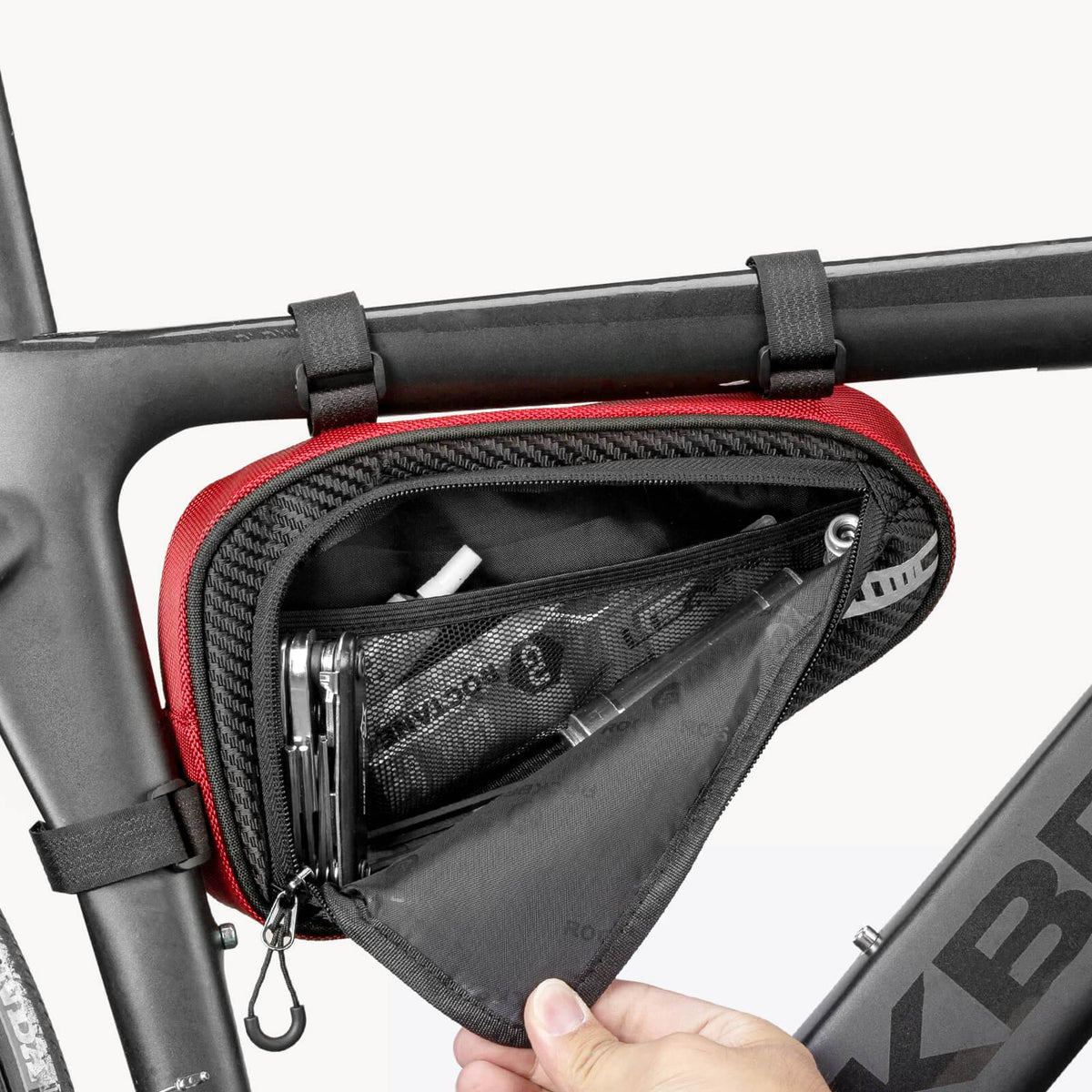 ROCKBROS Frametas waterdicht Driehoekstas voor MTB & Racefietsen 1,2L