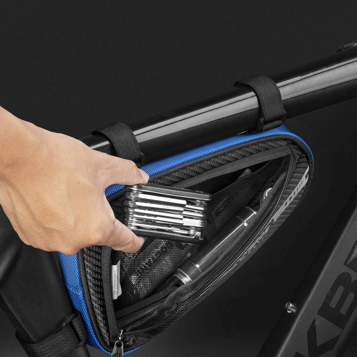 ROCKBROS Frametas waterdicht Driehoekstas voor MTB & Racefietsen 1,2L