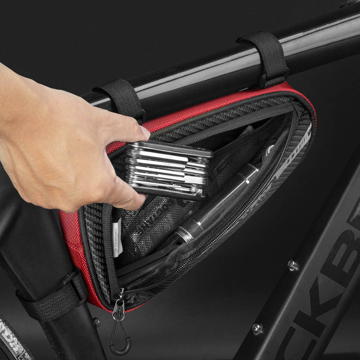 ROCKBROS Frametas waterdicht Driehoekstas voor MTB & Racefietsen 1,2L