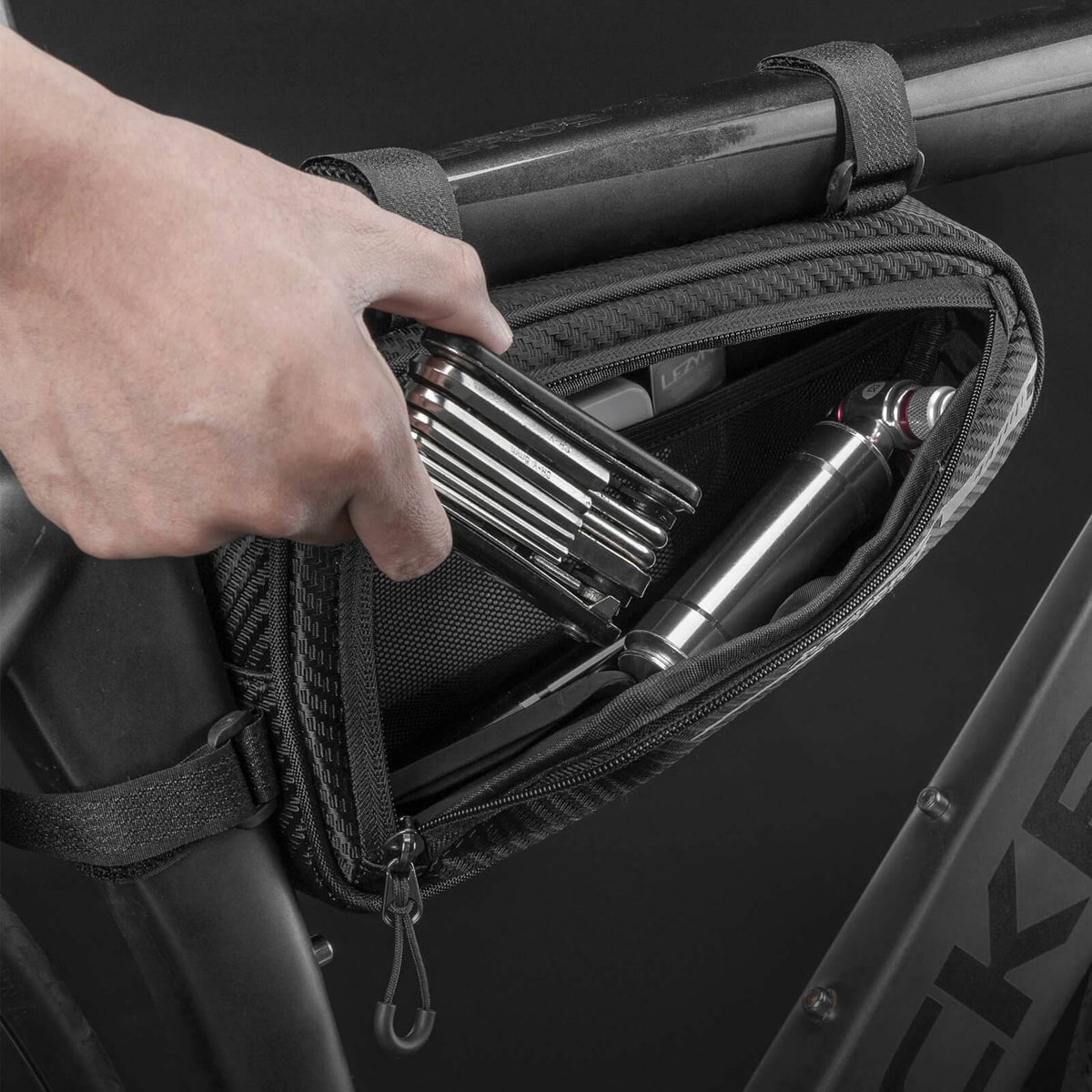 ROCKBROS Frametas waterdicht Driehoekstas voor MTB & Racefietsen 1,2L