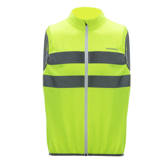 Reflecterend motorvest, veiligheidsvest, fluorescerend groen, ROCKBROS