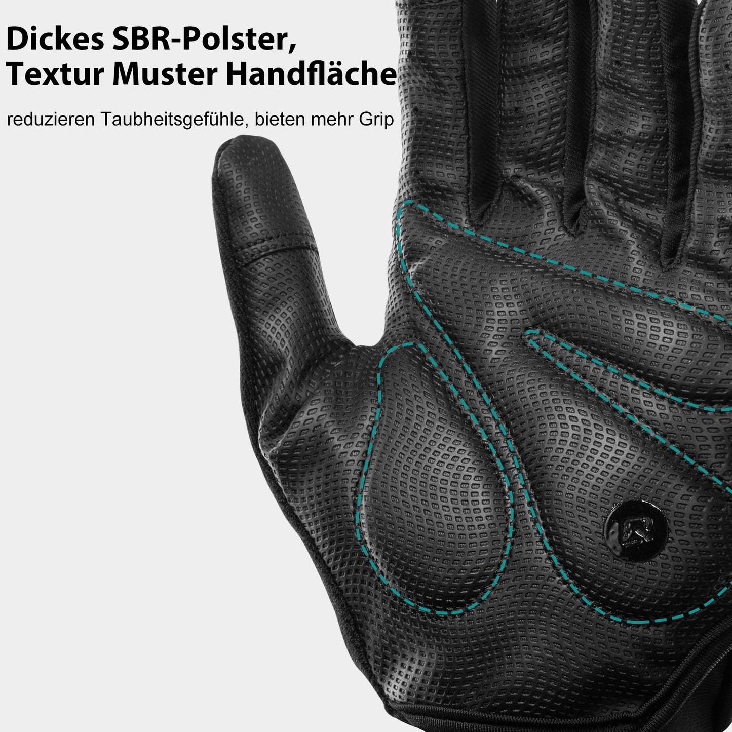 Rijhandschoenen met volledige vingers, SBR herensporthandschoenen, maat M-XXL, ROCKBROS