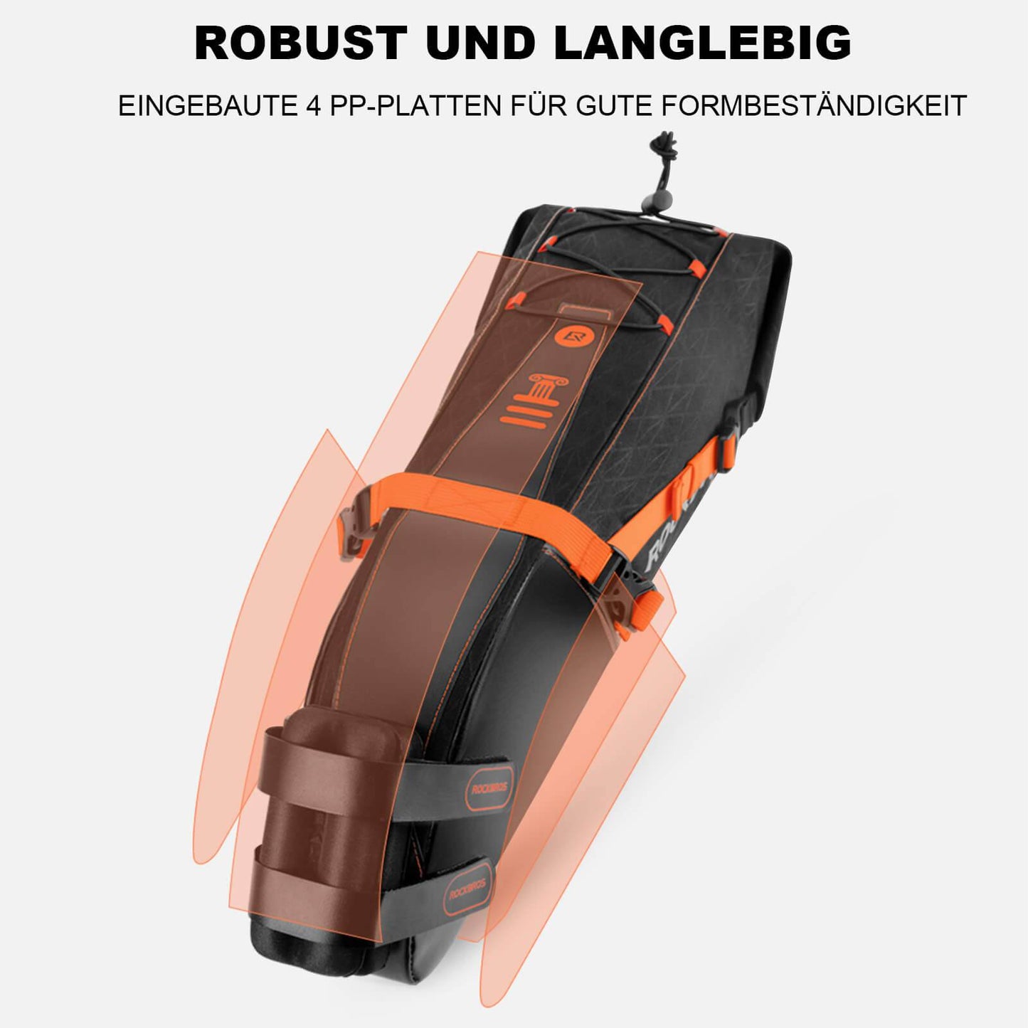 Waterdichte zadeltas voor mountainbikes en racefietsen, 10 liter, ROCKBROS