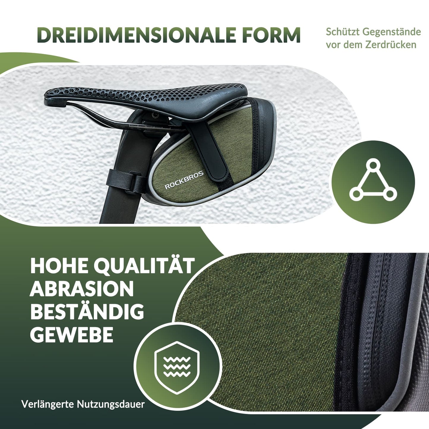Waterafstotende zadeltassen, gereedschapstas, nieuw model 2024, ROCKBROS