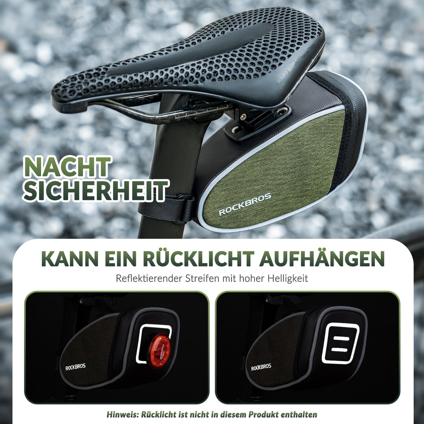 Waterafstotende zadeltassen, gereedschapstas, nieuw model 2024, ROCKBROS