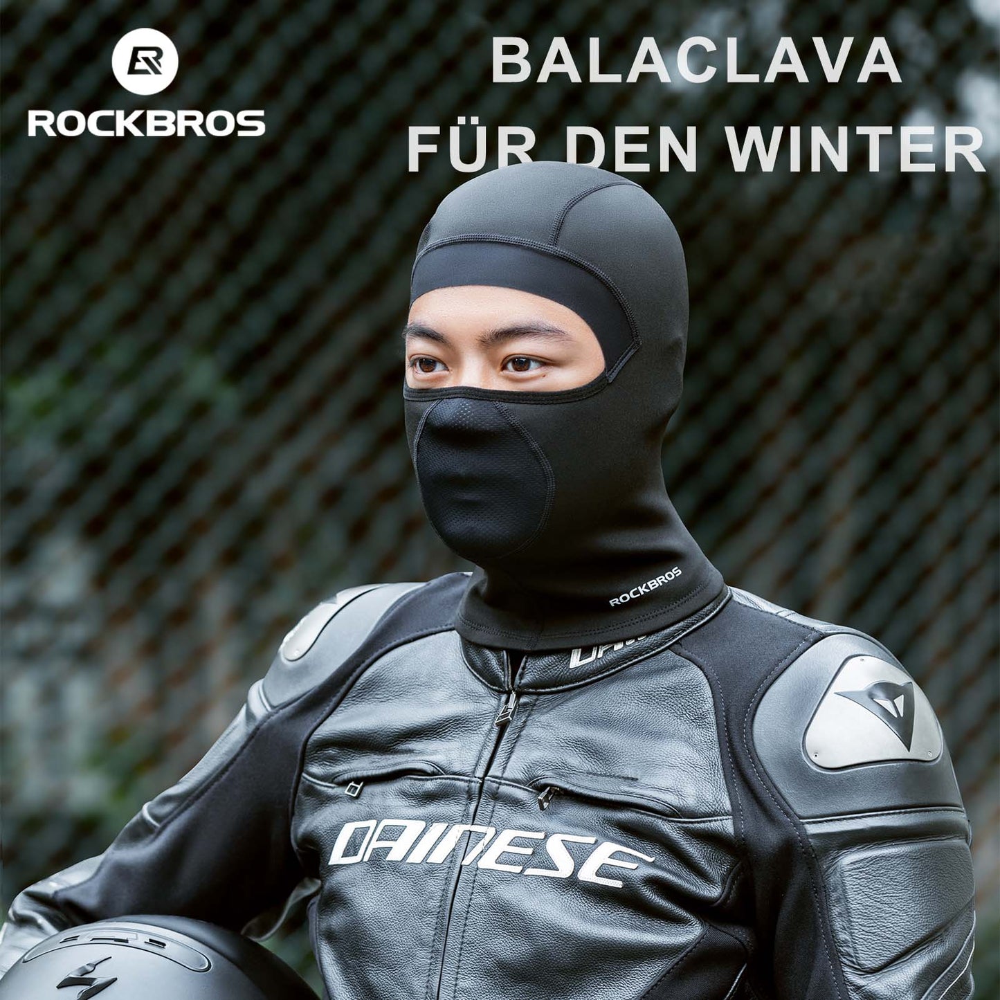 Balaclava, skimasker voor herfst/winter, ademend gezichtsmasker, ROCKBROS