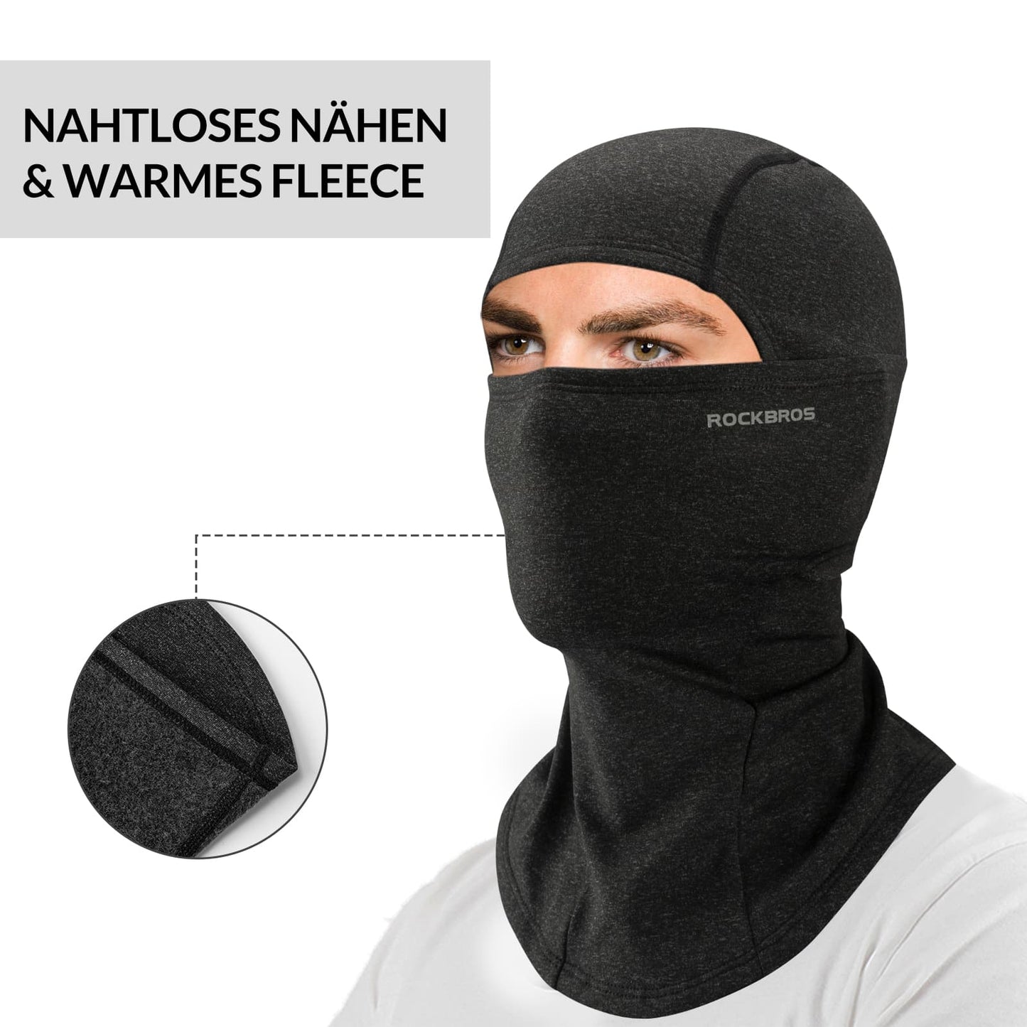 Balaclava 2-pack Herfst/Winter voor buitensporten Unisex ROCKBROS