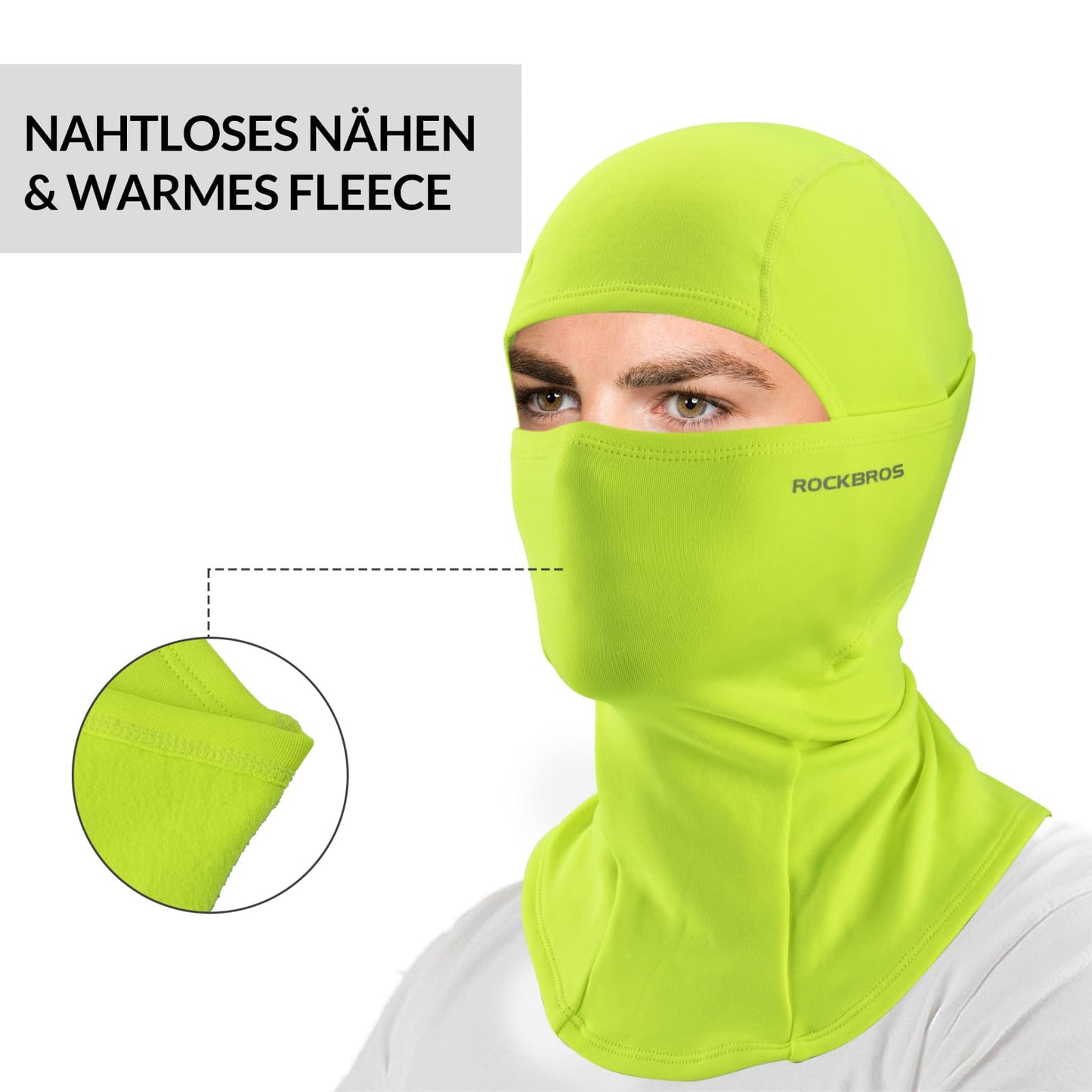 Balaclava 2-pack Herfst/Winter voor buitensporten Unisex ROCKBROS
