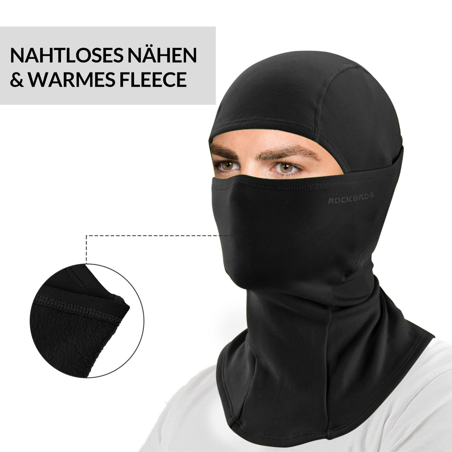 Balaclava 2-pack Herfst/Winter voor buitensporten Unisex ROCKBROS