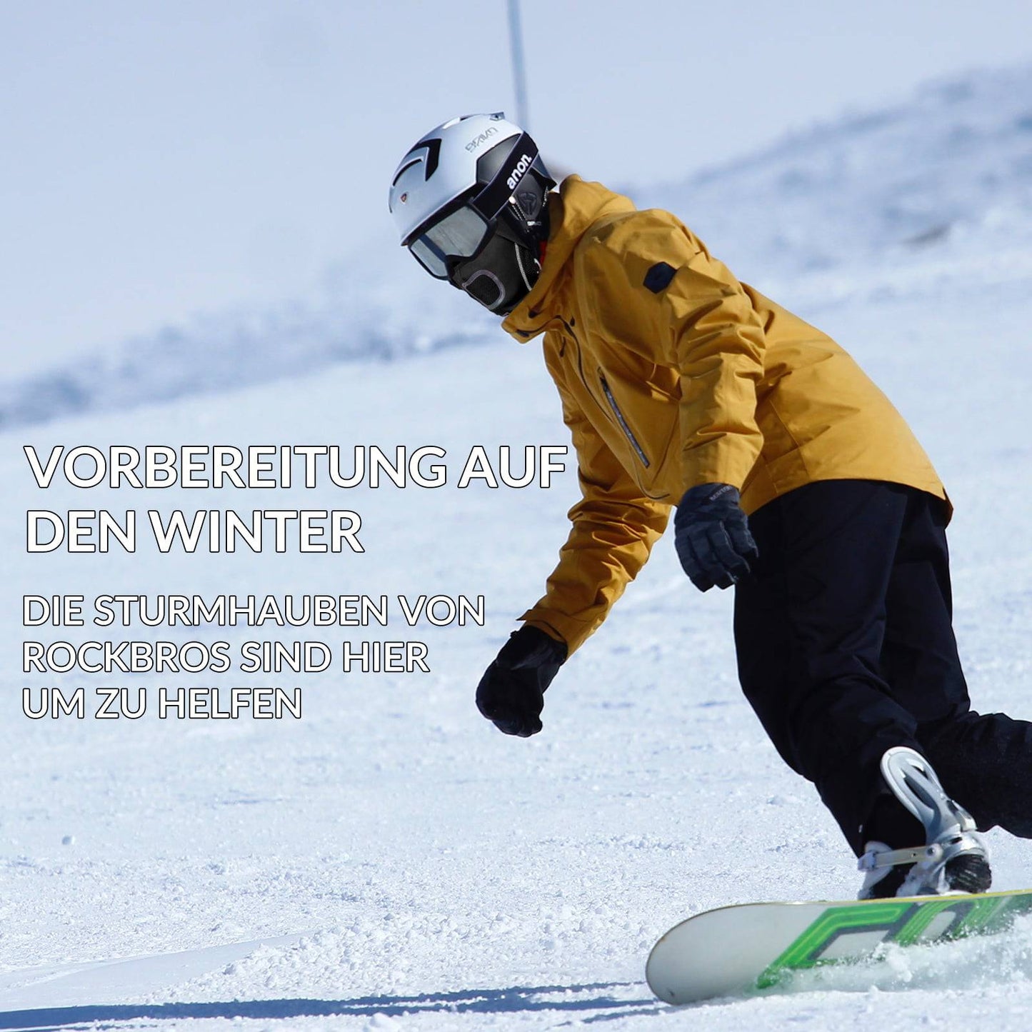 Balaclava met ademend mesh voor buitensporten, unisex, ROCKBROS