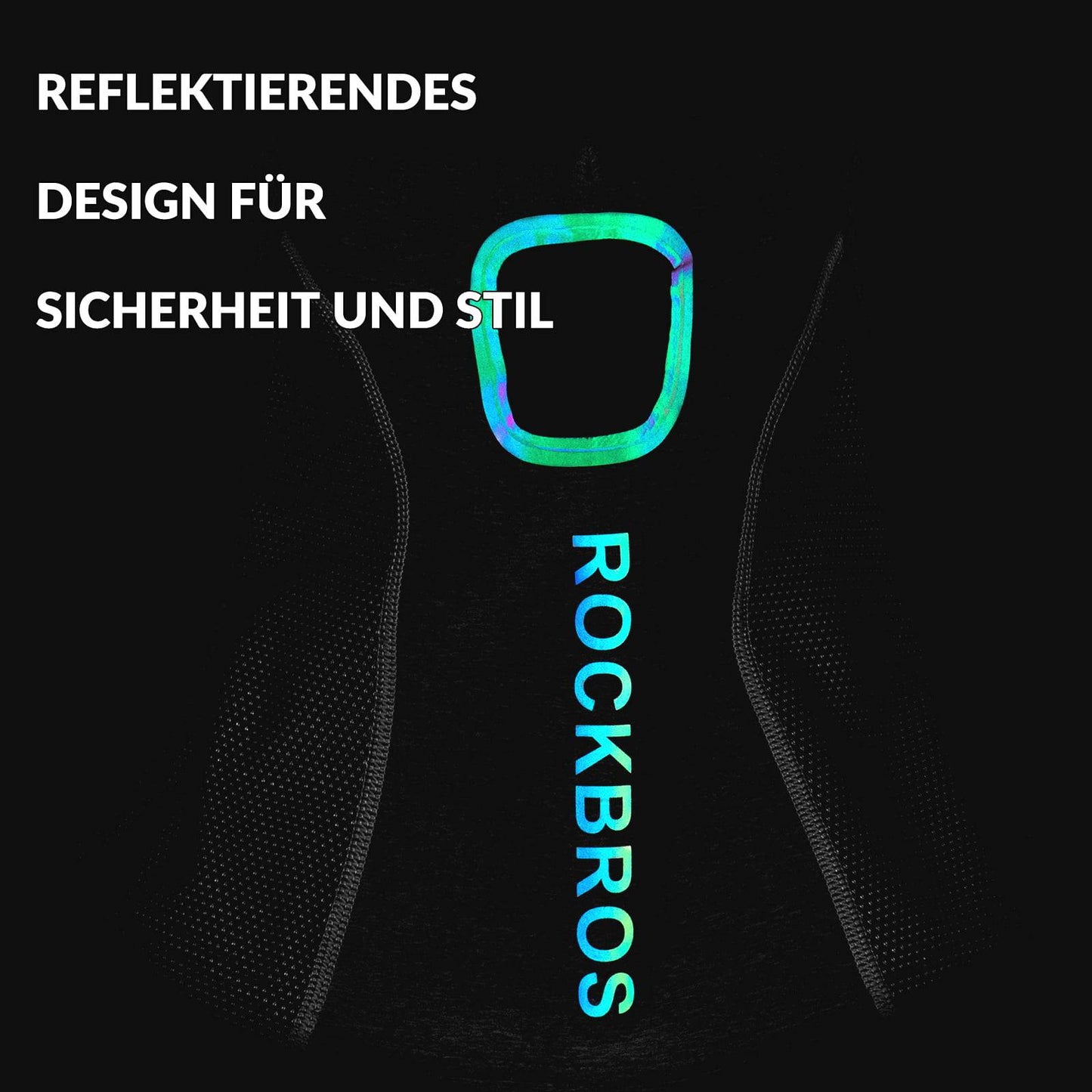 Balaclava met ademend mesh voor buitensporten, unisex, ROCKBROS