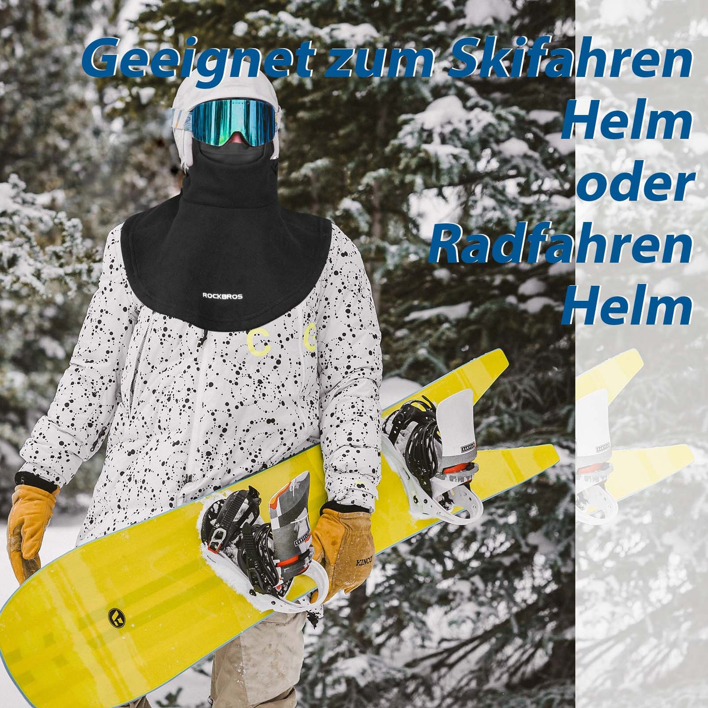 Winterbalaclava, warmer voor buitensporten, ROCKBROS