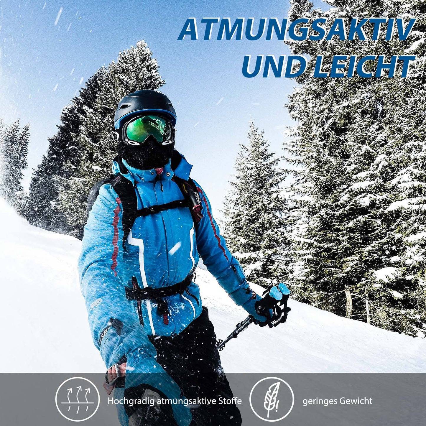 Winterbalaclava, warmer voor buitensporten, ROCKBROS