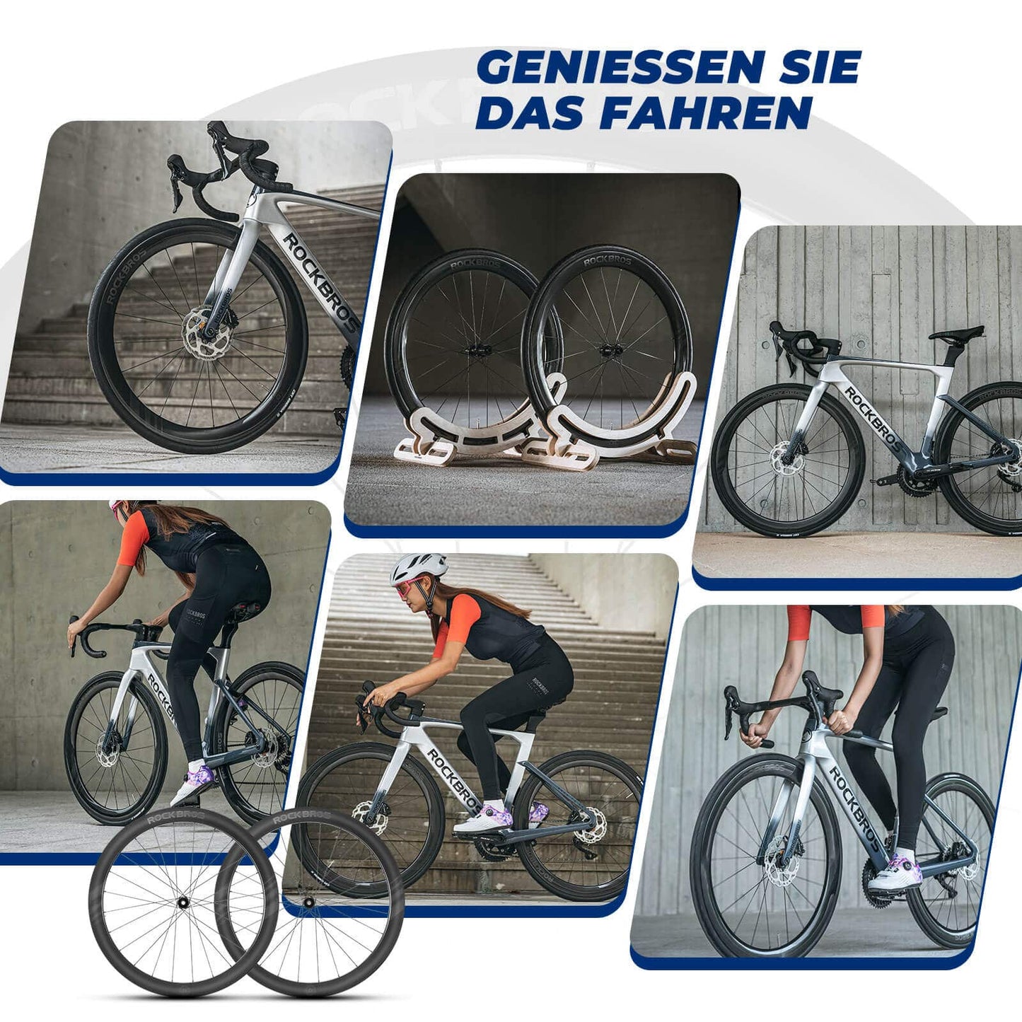 T700 Carbon Wielset 28" 50mm Schijfrem Steekas Wielset voor Racefietsen en SHIMANO 8-12 Speed ??24 Spaken 36T Stalen Lagers ROCKBROS