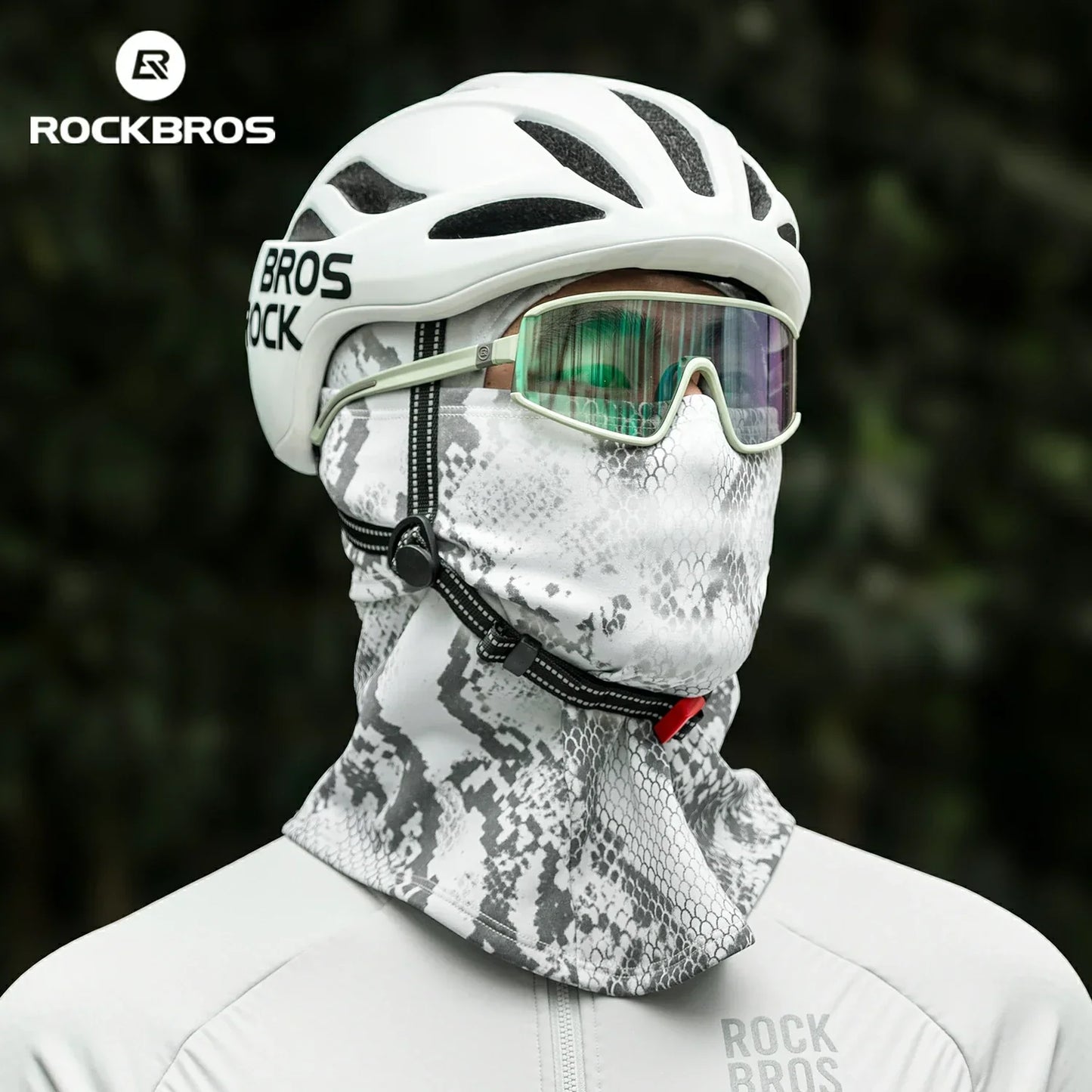 Thermogevoelige winterbalaclava van fleece van ROCKBROS