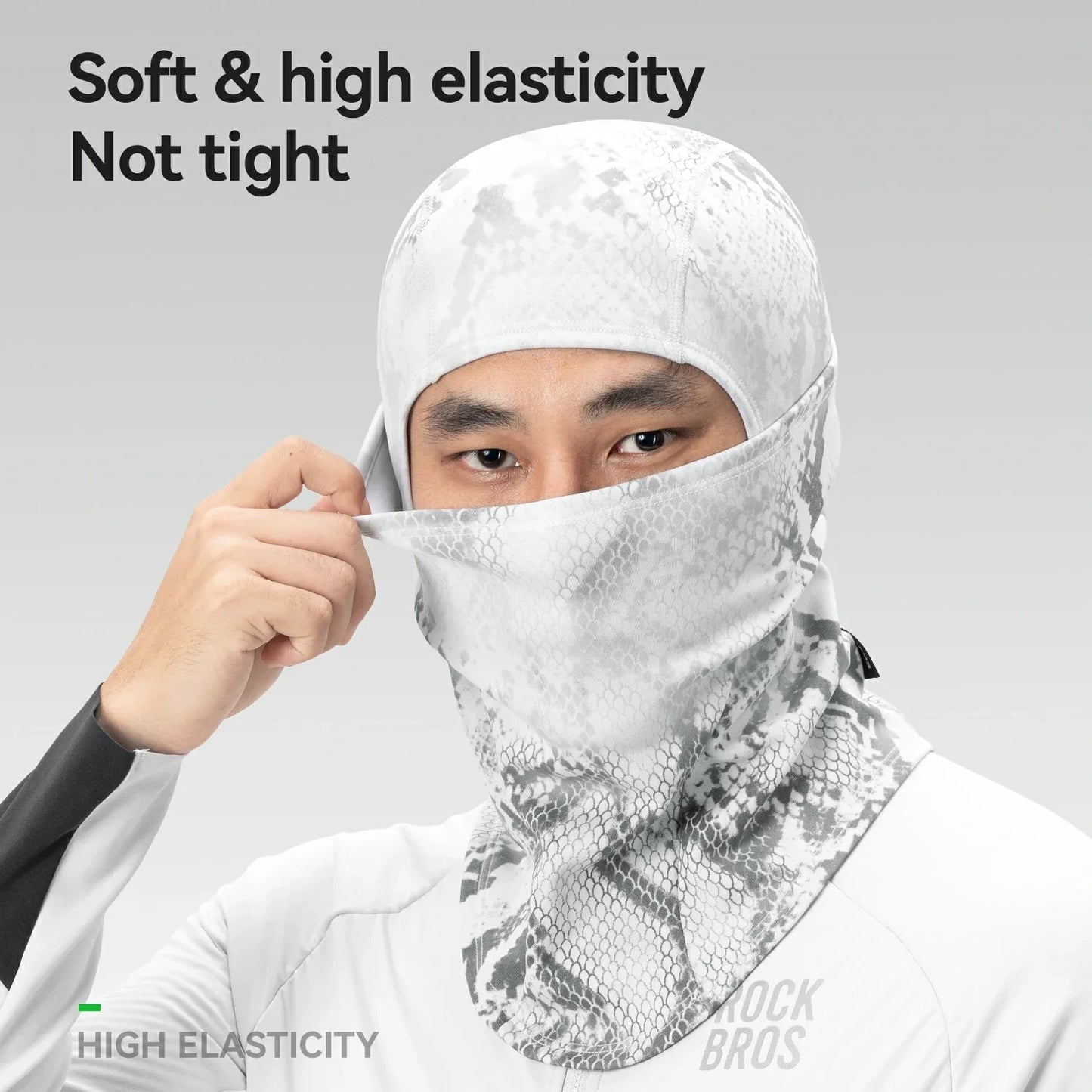 Thermogevoelige winterbalaclava van fleece van ROCKBROS