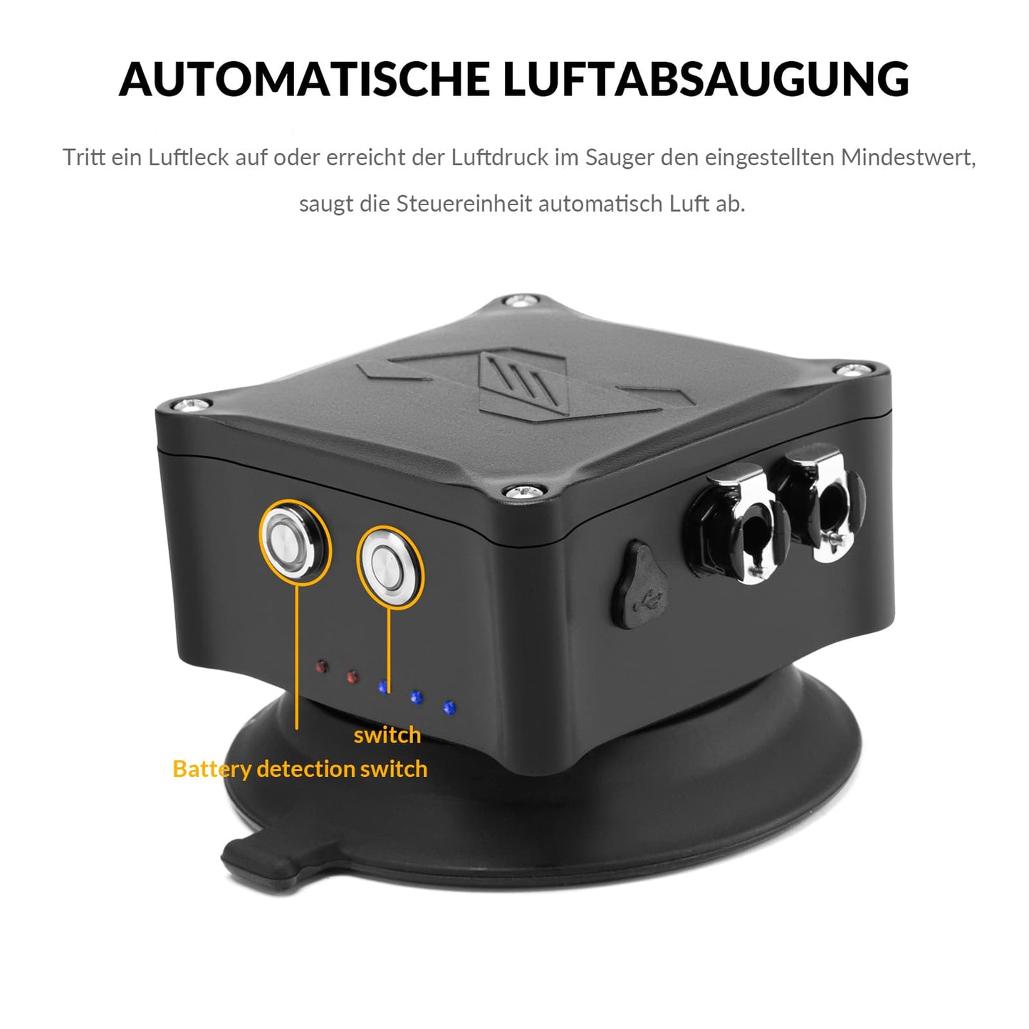 Draagbaar elektrisch fietsenrek, dakdrager met zuignap, ROCKBROS