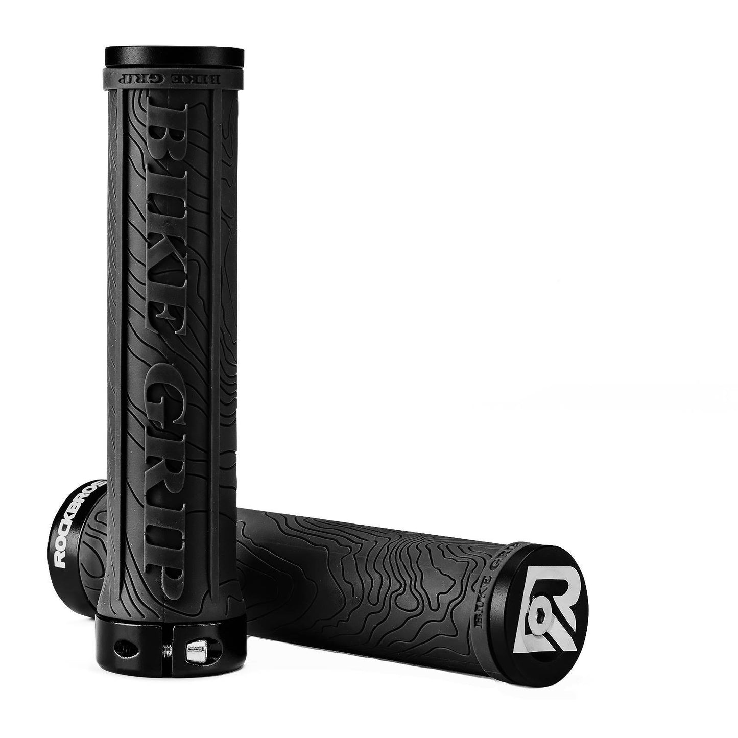 Ultralichte rubberen fietshandvatten met aluminium vergrendelingsmechanisme van ROCKBROS