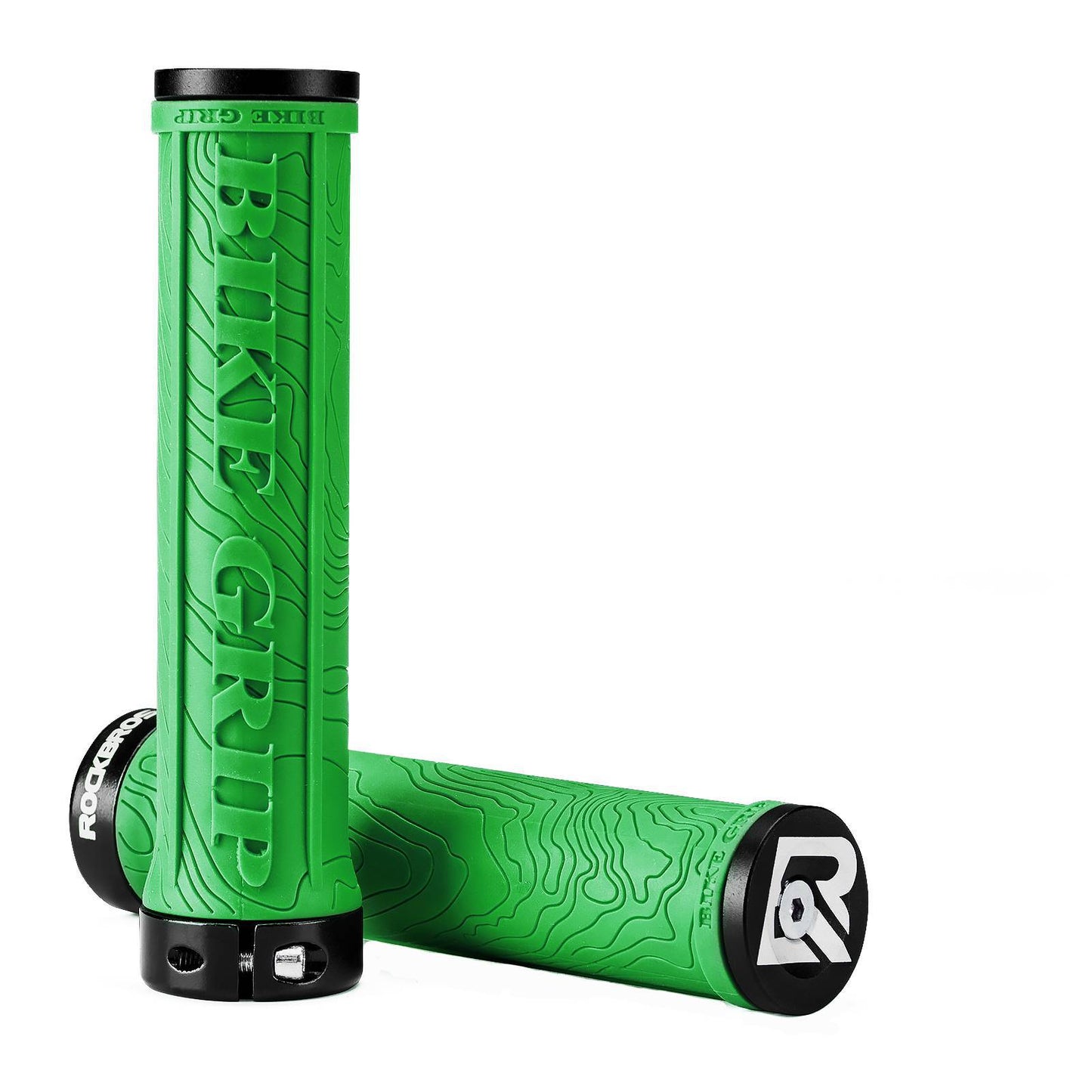Ultralichte rubberen fietshandvatten met aluminium vergrendelingsmechanisme van ROCKBROS