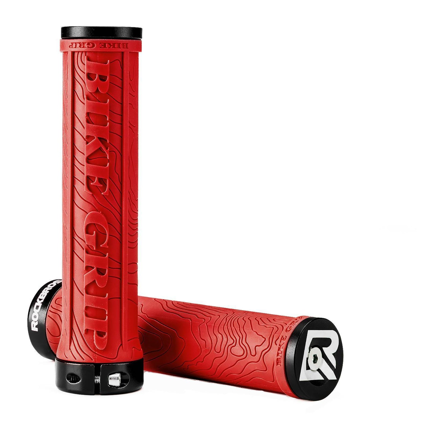 Ultralichte rubberen fietshandvatten met aluminium vergrendelingsmechanisme van ROCKBROS