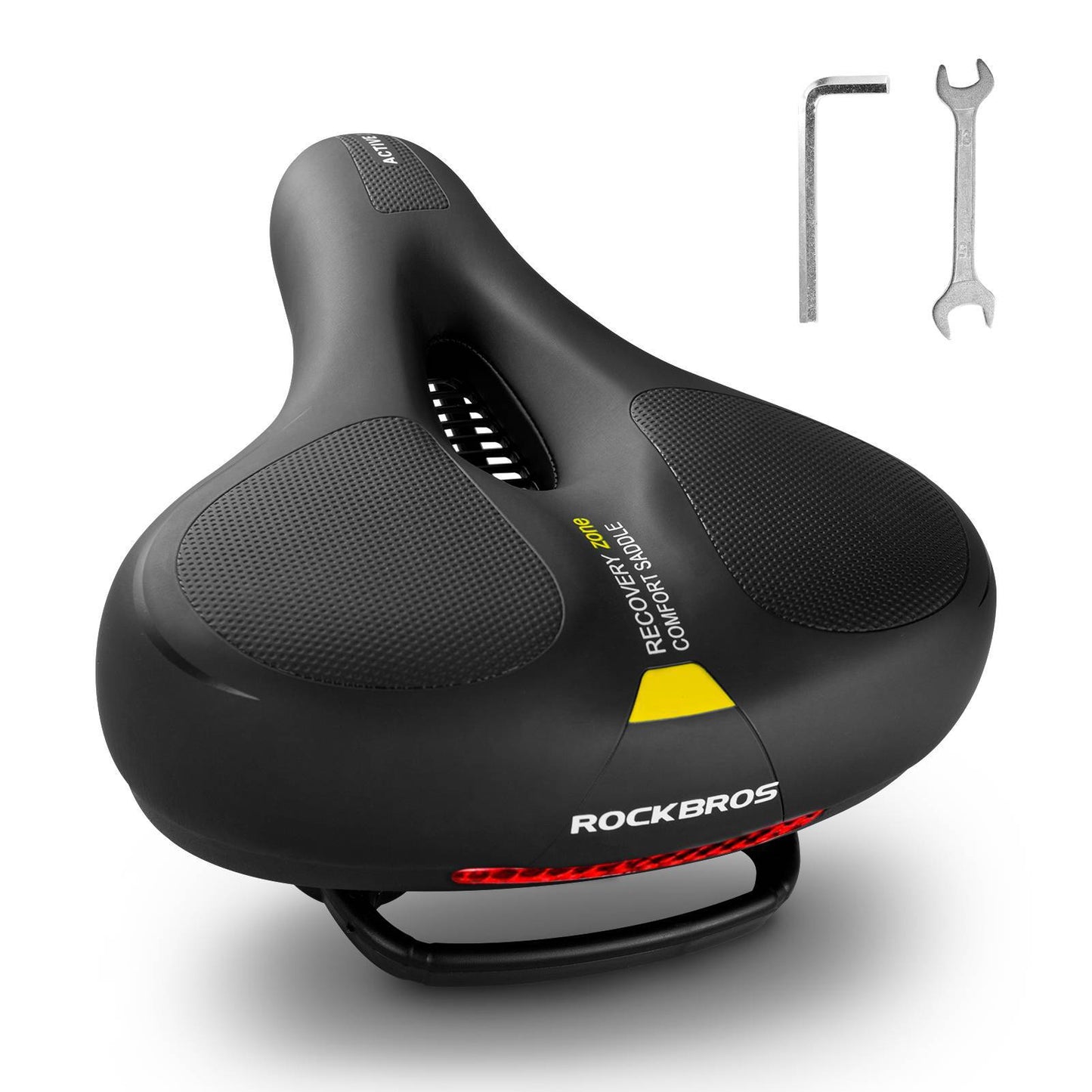 Waterdicht fietszadel voor mountainbikes en racefietsen, gemaakt van traagschuim (ROCKBROS).