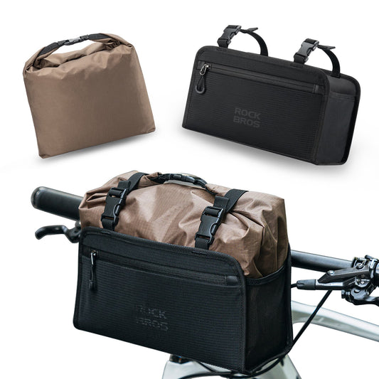 Waterdichte stuurtas, afneembare fietsmand, ca. 5,5 liter, ROCKBROS
