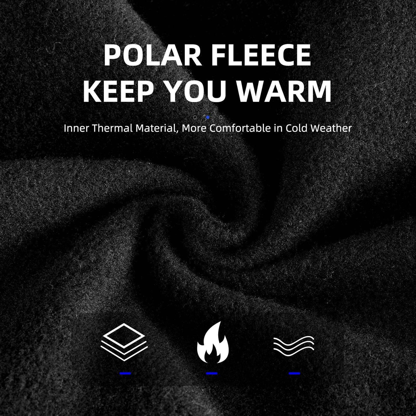 Winddichte en stofdichte bivakmuts/nekwarmer voor de winter van ROCKBROS