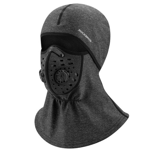 Winddichte en stofdichte bivakmuts/nekwarmer voor de winter van ROCKBROS