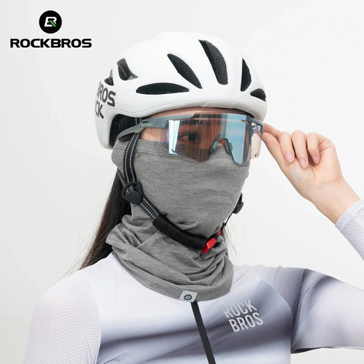 Winterse thermische wollen halsdoek/buissjaal ROCKBROS