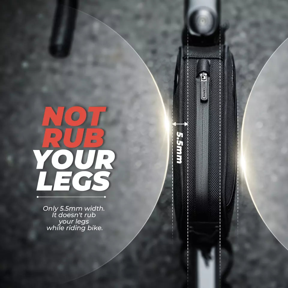 ROCKBROS frametas met koptelefoongat fietsframe bovenbuistas MTB