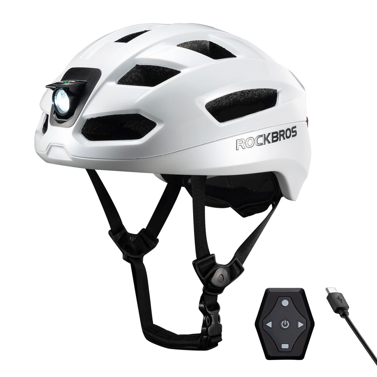 ROCKBROS Op Afstand Bedienbare Smart Fietshelm met Licht