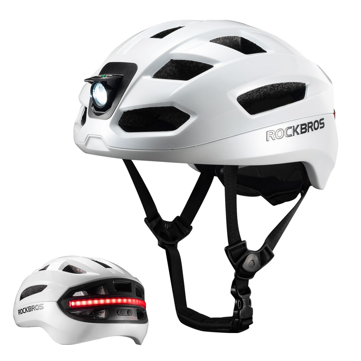 ROCKBROS Op Afstand Bedienbare Smart Fietshelm met Licht