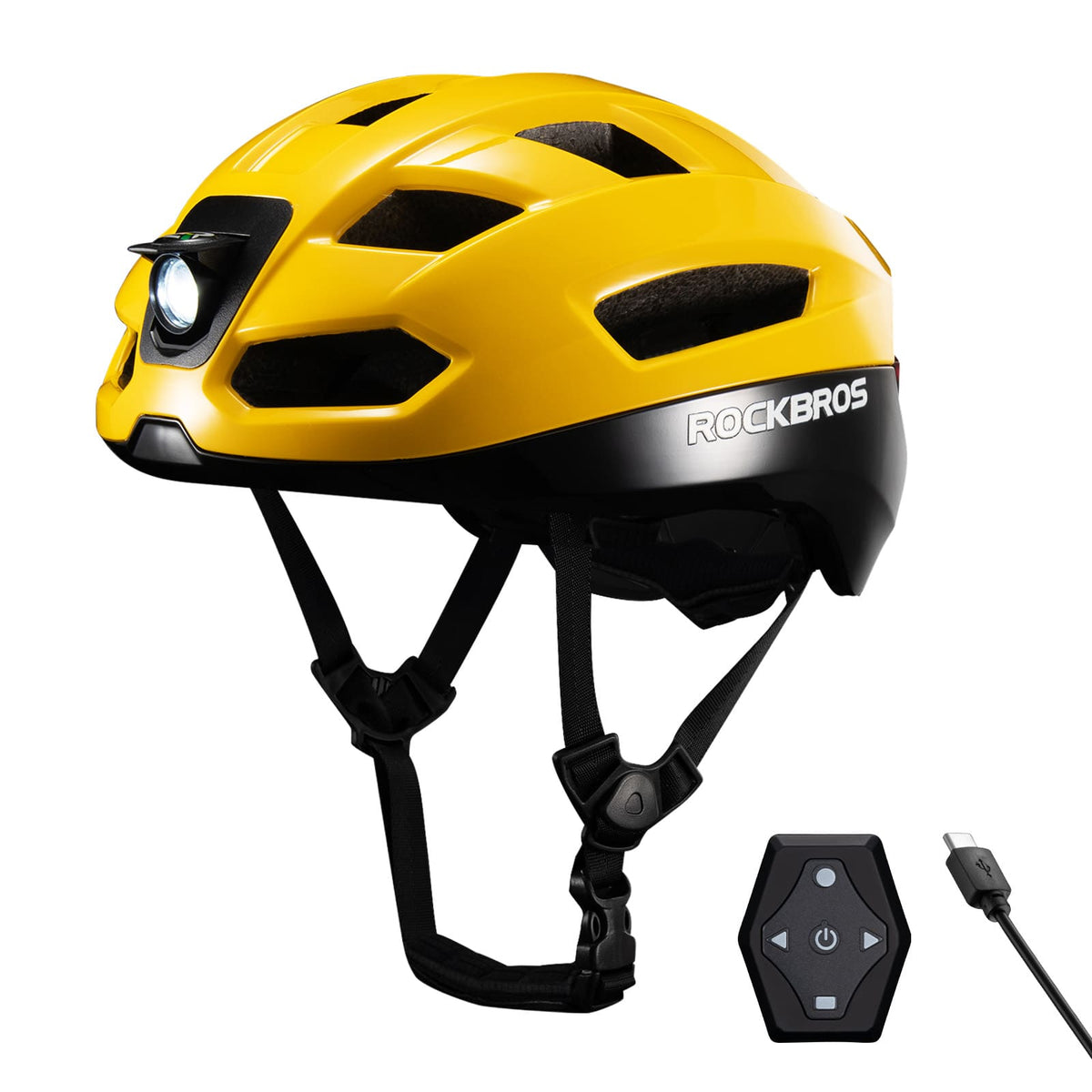 ROCKBROS Op Afstand Bedienbare Smart Fietshelm met Licht