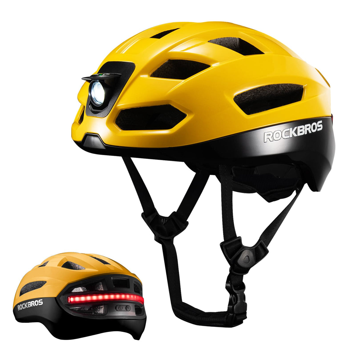 ROCKBROS Op Afstand Bedienbare Smart Fietshelm met Licht