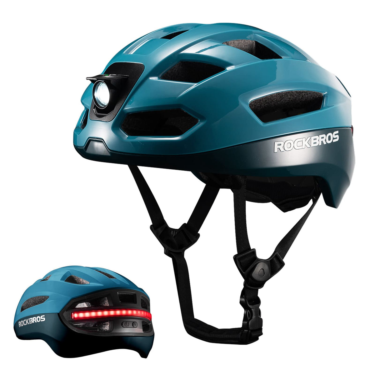 ROCKBROS Op Afstand Bedienbare Smart Fietshelm met Licht