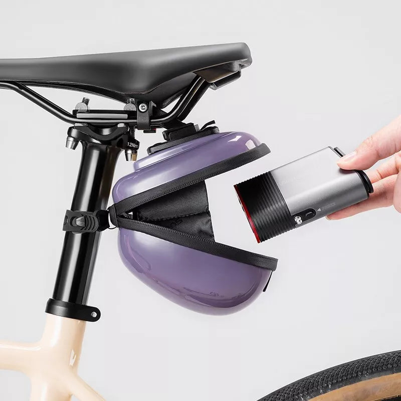 ROCKBROS hardshell zadeltas fietstas zadeltas met snelsluiting 0,4L