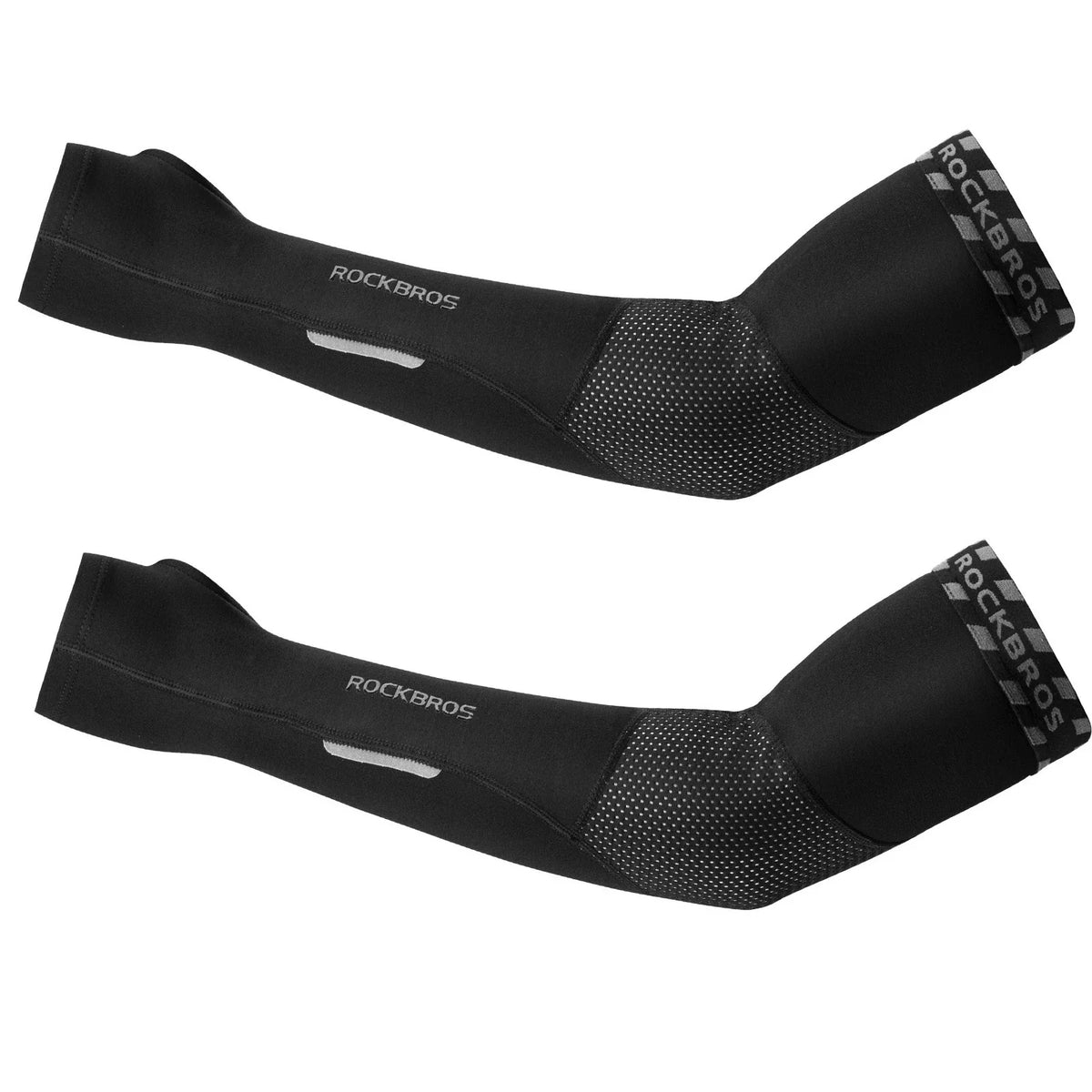 ROCKBROS Winter Fleece Fiets-Armstulpen met duimlus