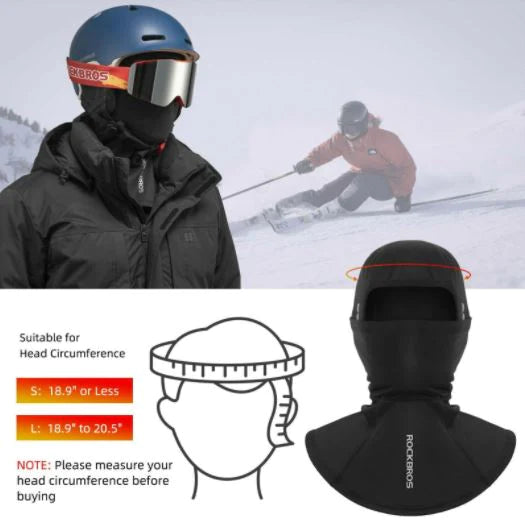 ROCKBROS Storm Hood voor Motorfiets Fiets Winter Balaclava voor Cycling Warm