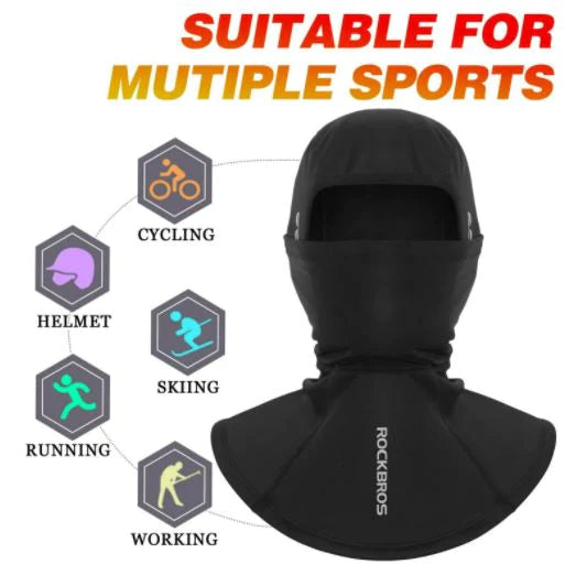 ROCKBROS Storm Hood voor Motorfiets Fiets Winter Balaclava voor Cycling Warm