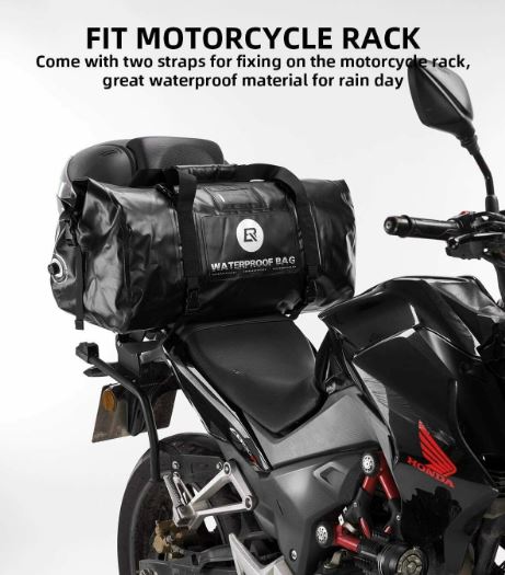 ROCKBROS Motorcycle Bag Waterproof Zadeltas 20L/40L Draagtas PVC