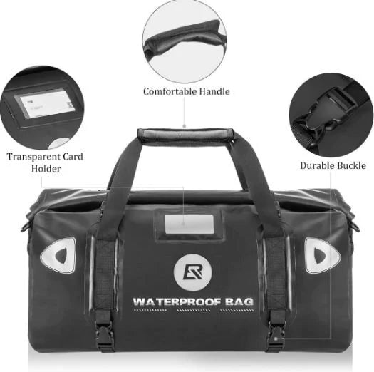 ROCKBROS Motorcycle Bag Waterproof Zadeltas 20L/40L Draagtas PVC