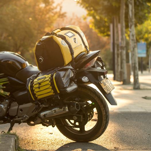 ROCKBROS Motorcycle Bag Waterproof Zadeltas 20L/40L Draagtas PVC